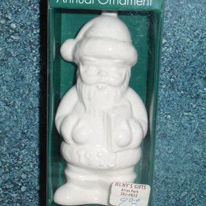 Goebel 1978 1st Edition Annual Christmas Ornament Santa Claus With Box - GIFT!